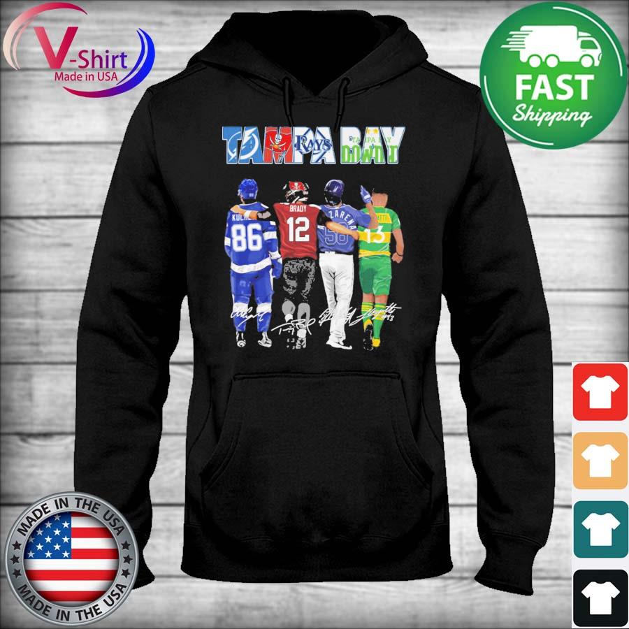 Tampa Tampa Bay Lightning Tampa Bay Buccaneers Tampa Bay Rays Nikita  Kucherov Tom Brady Randy Arozarena signatures shirt, hoodie, sweater, long  sleeve and tank top