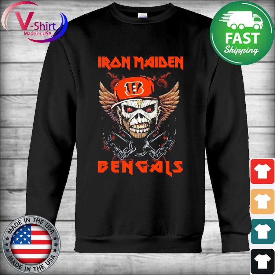 Skull Iron Maiden Cincinnati Bengals 2021 shirt, hoodie, sweater