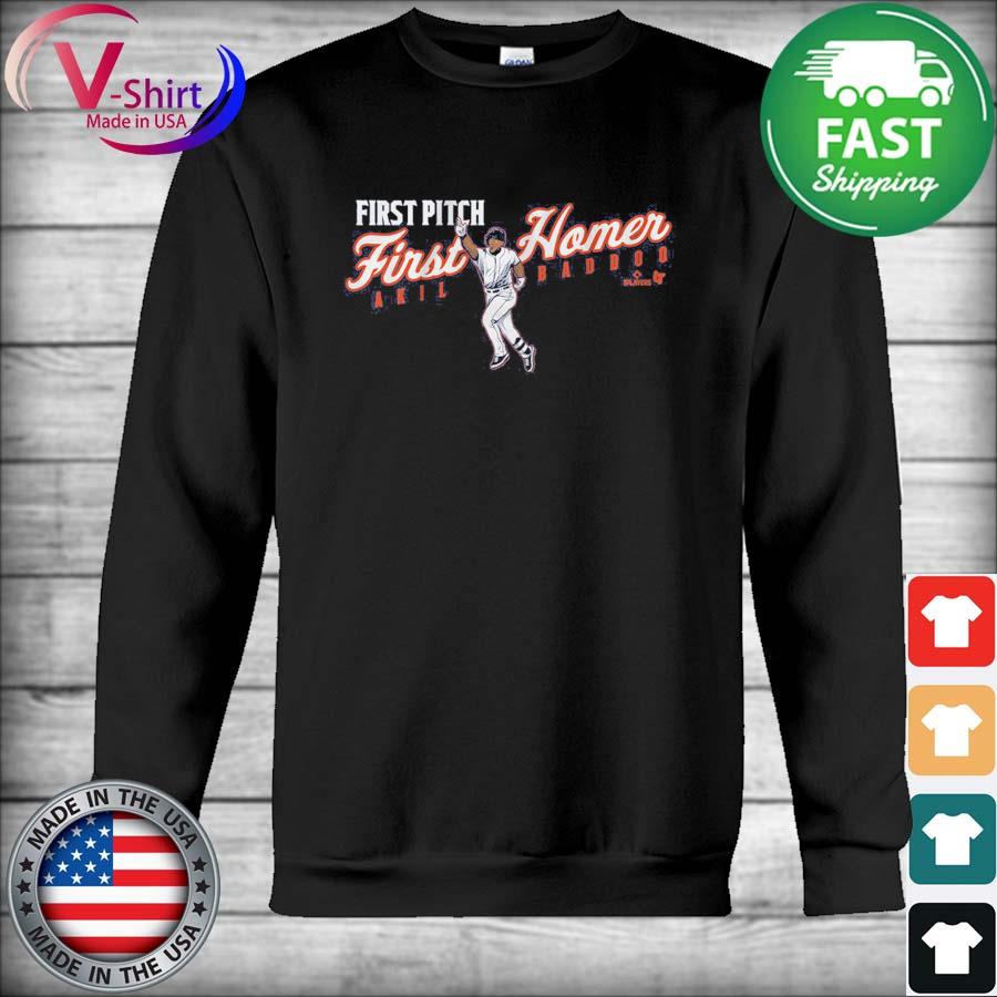 First Pitch First Homer Akil Baddoo Shirt, hoodie, sweater, long sleeve and  tank top