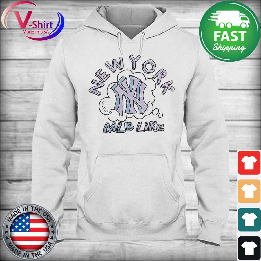 yankees hooded t shirt