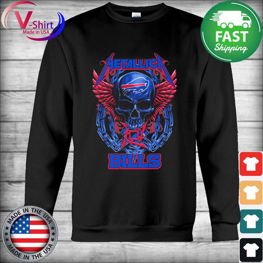 Official Skull Metallica Buffalo Bills shirt, hoodie, sweater