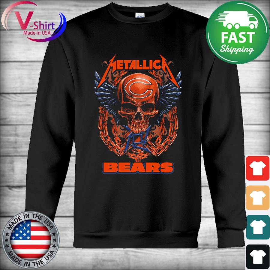 Nfl Chicago Bears Skull Men And Women Chicago Bears Chicago Bears 3D Hoodie  - Peto Rugs