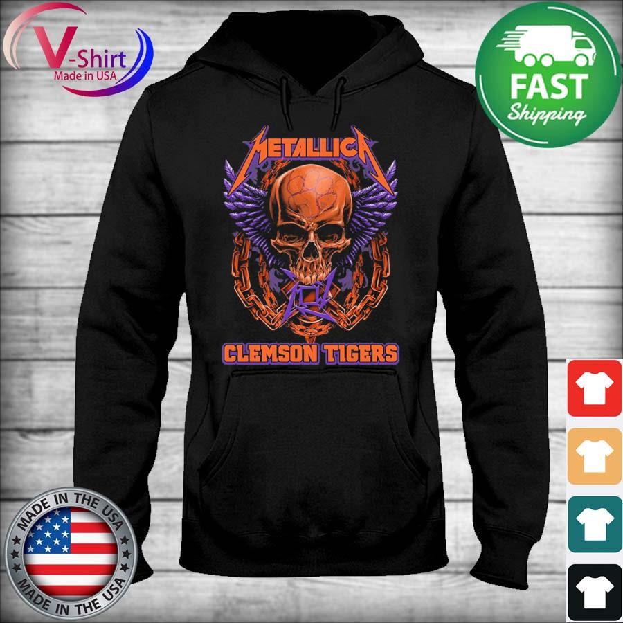 Clemson Tigers Shirt Metallica Skull Clemson Gift - Personalized