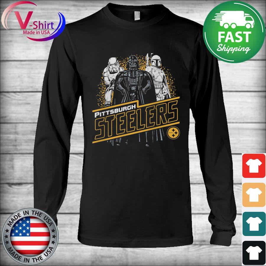 Funny Junk Food Pittsburgh Steelers Empire Star Wars T-Shirt