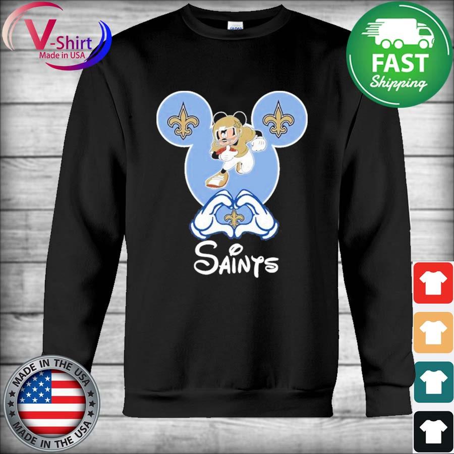 New Orleans Saints NFL X Disney Mickey Mouse cartoon shirt, hoodie,  sweater, long sleeve and tank top