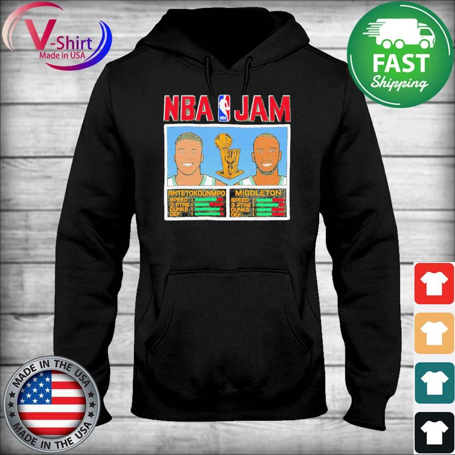 nba jam t shirt bucks