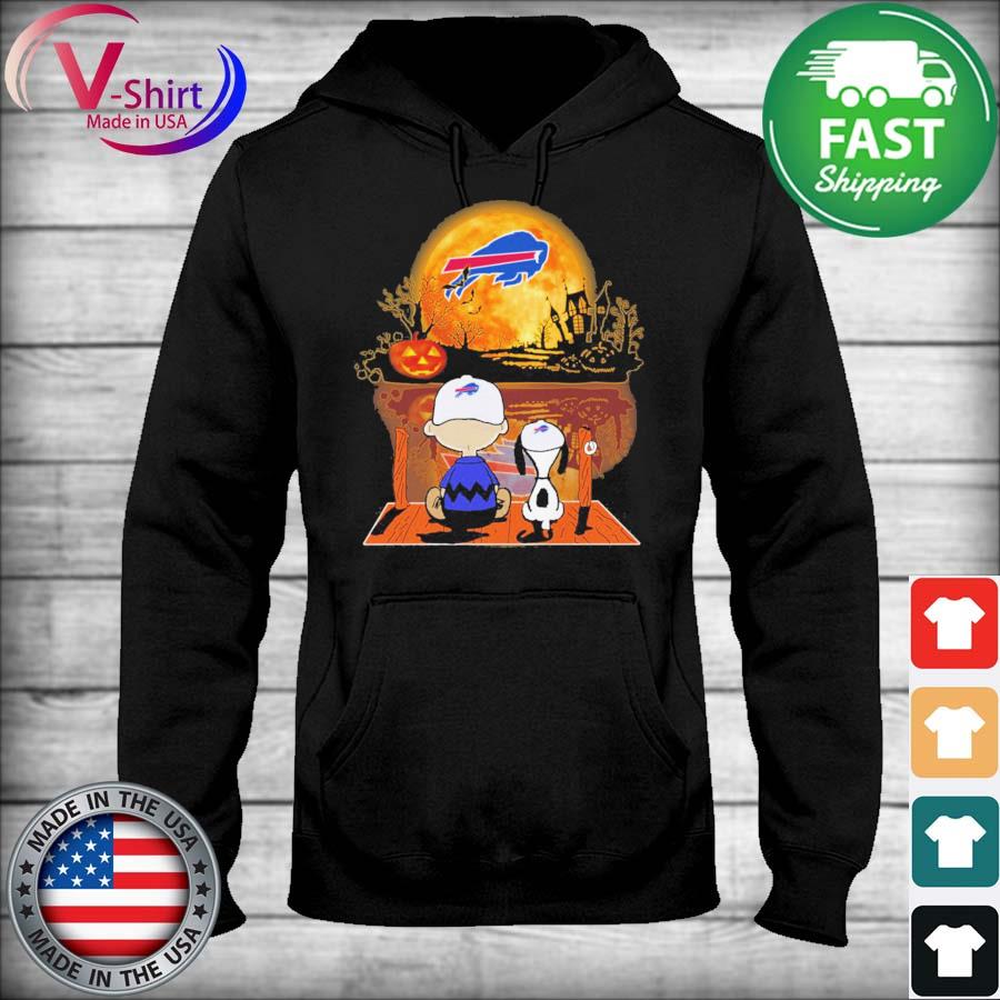 Snoopy and Charlie Brown Pumpkin Buffalo Bills Halloween shirt, hoodie,  sweater, long sleeve and tank top