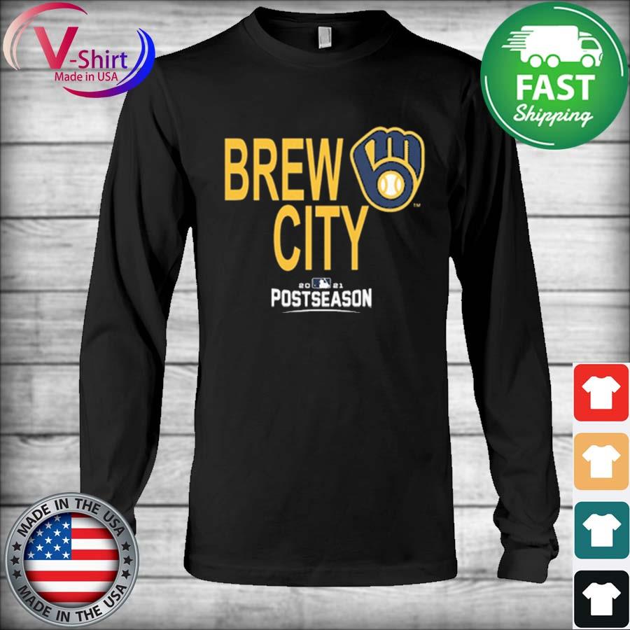 Official Milwaukee Brewers Brew City 2021 Postseason Shirt