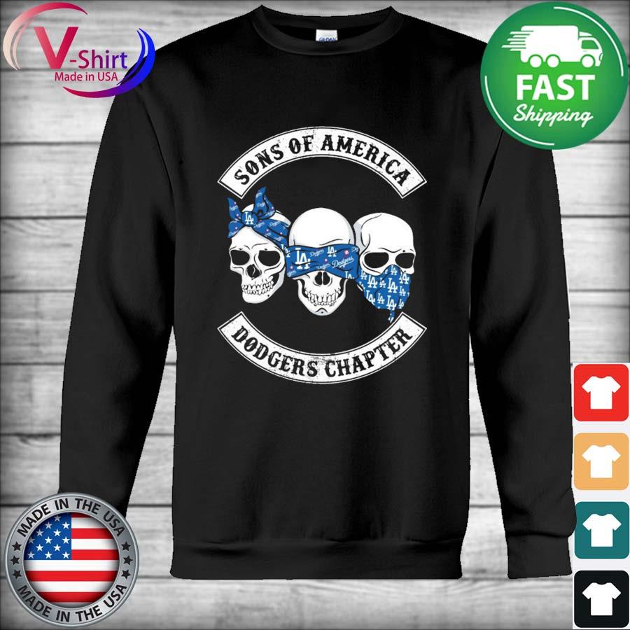 Skull Sons of America Los Angeles Dodgers Chapter 2021 tee Shirt Hoodie