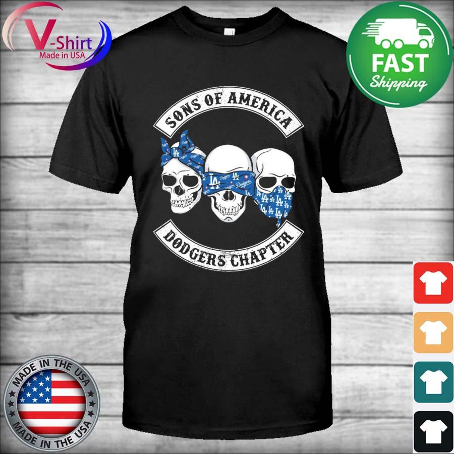 Skull Sons of America Los Angeles Dodgers Chapter 2021 tee Shirt