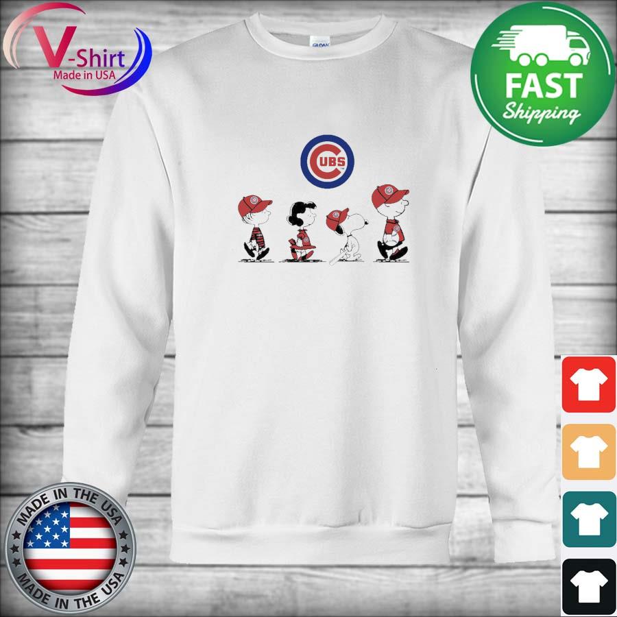 Peanuts characters Chicago Cubs shirt, hoodie, sweater and v-neck t-shirt