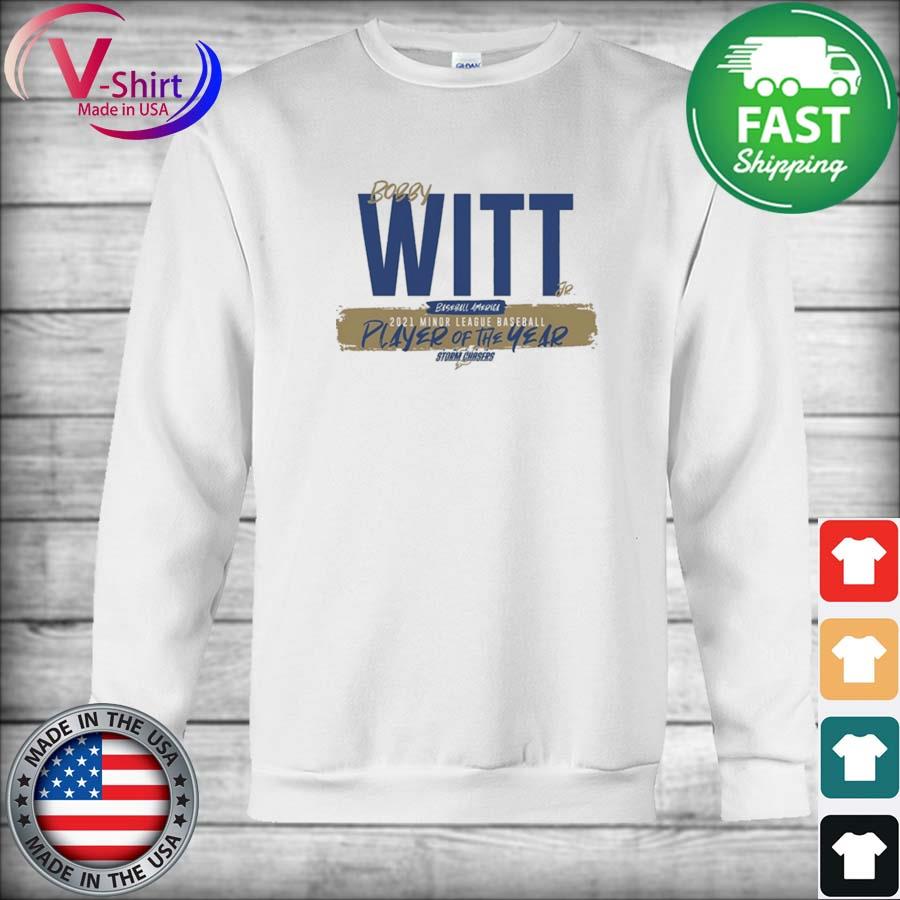 Bobby Witt Jr Baseball America 2021 Minor League Baseball Player Of The  Year Shirt, hoodie, sweater, long sleeve and tank top