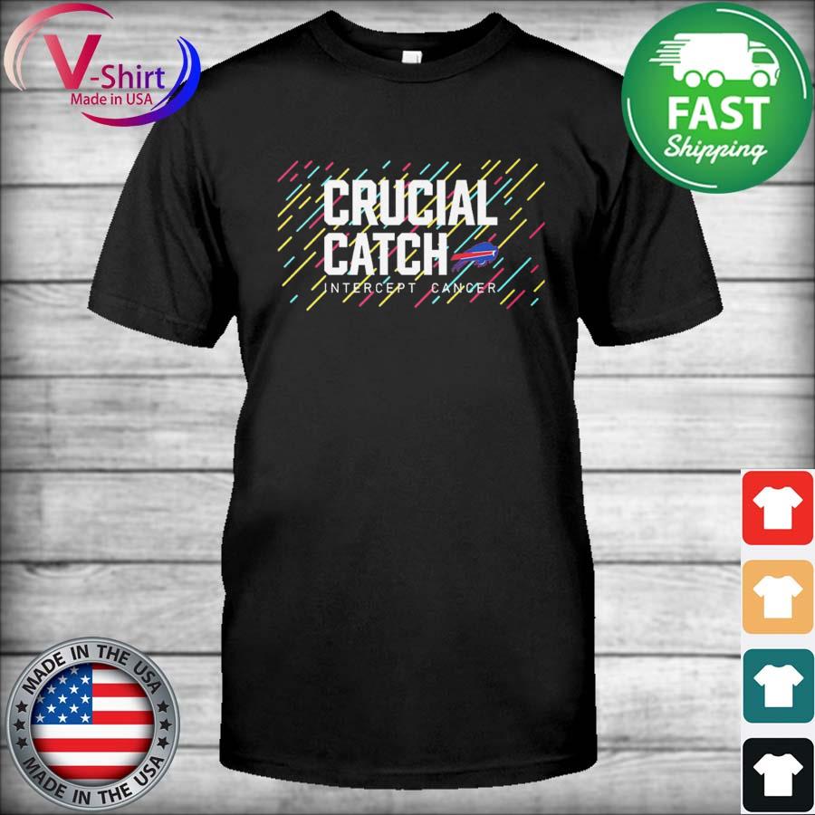 Buffalo Bills 2021 crucial catch intercept cancer shirt, hoodie, sweater  and v-neck t-shirt