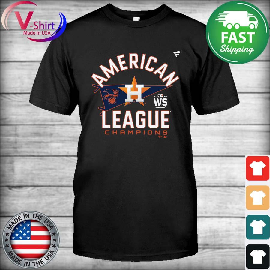 Houston Astros 2021 American League Champs Locker Room T-Shirt World Series  M