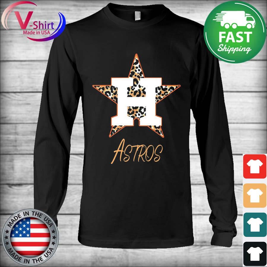 HOUSTON ASTROS LEOPARD TEE