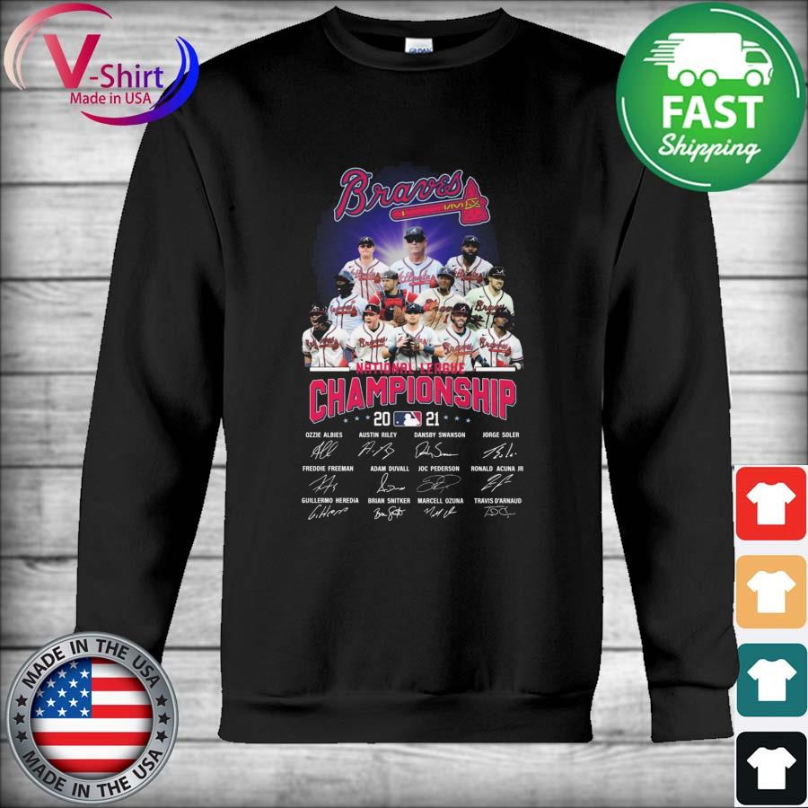 Atlanta Braves National League Champions 2021 T-Shirt, hoodie