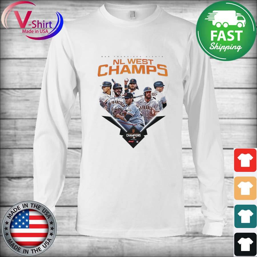 Funny 2021 Nl West Division Champions Of The San Francisco Giants T-shirt,  hoodie, sweater, long sleeve and tank top