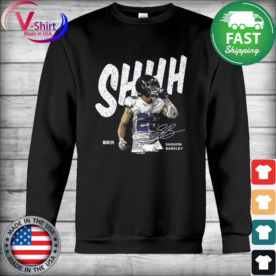 New York Giants Saquon Barkley Shhh signature shirt, hoodie, sweater and  v-neck t-shirt