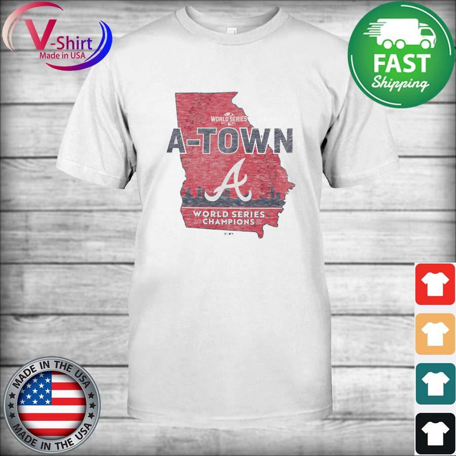 2021 World Series A-Town Atlanta Braves Champions Franklin Maps T-Shirt,  hoodie, sweater, long sleeve and tank top