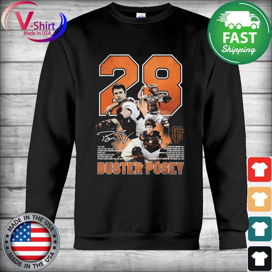 Thank You Buster Posey San Francisco Giants Signatures Shirt