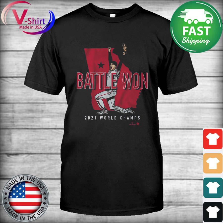 Atlanta Braves Freddie Freeman Battle Won 2021 World Champs shirt