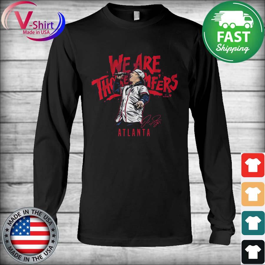 Joc Pederson We Are Those MF'ers Atlanta Signature Shirt, hoodie ...