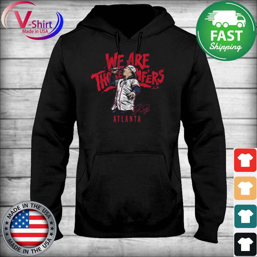 Joc Pederson We Are Those MF'ers Atlanta Signature Shirt, hoodie ...