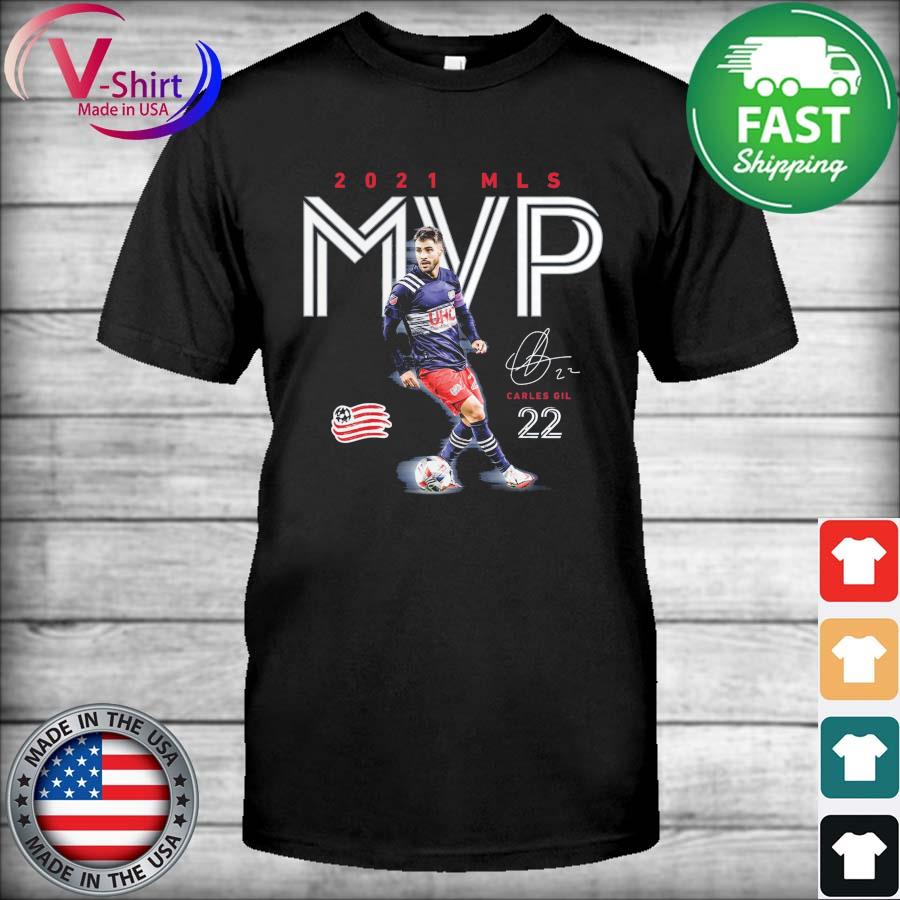 Carles Gil New England Revolution 2021 MLS MVP T-Shirt