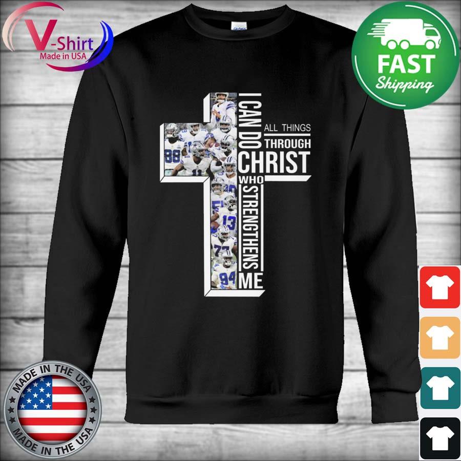 Official Dallas Cowboys I can do all things through Christ who strengthens me Hoodie