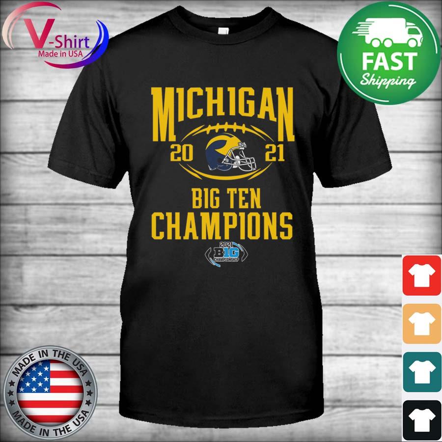 Official Michigan Wolverines 2021 Big Ten Champions Shirt