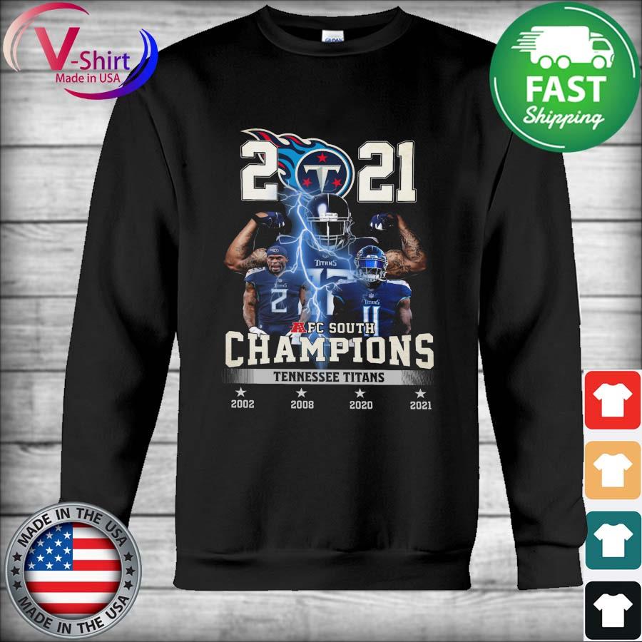 Tennessee Titans 2021 AFC south Champions shirt, hoodie, sweater