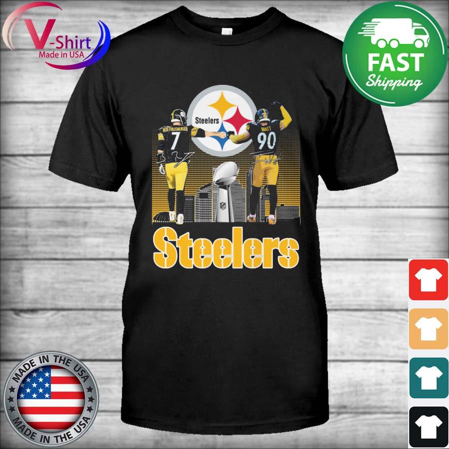 Steelers Roethlisberger Steelers WatT Shirt T Shirt