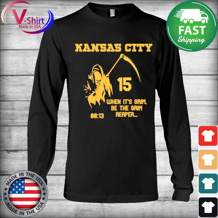 Mahomes Grim Reaper When It's Be The KC Chiefs Unisex Shirt