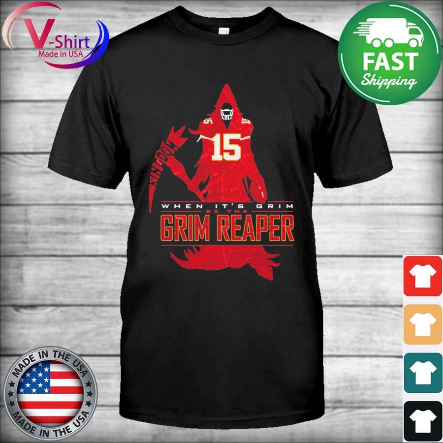 Chiefs Grim Reaper, Kansas City Chiefs, Andy Reid Chiefs Tee Shirt