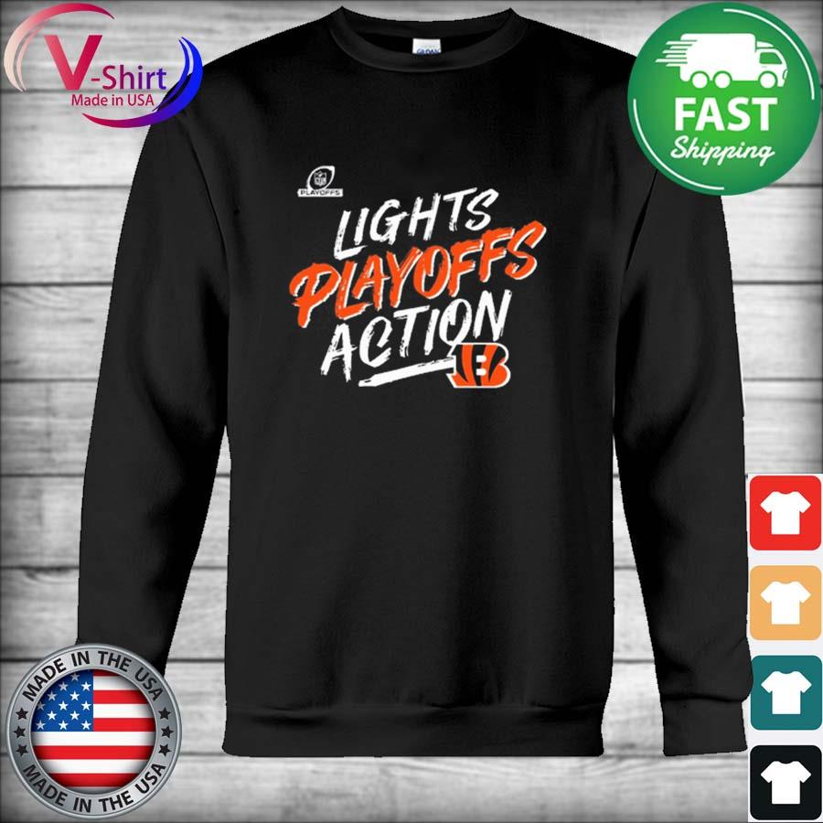 Cincinnati Bengals 2021 NFL Playoffs Bound Lights Action T-Shirt, hoodie,  sweater, long sleeve and tank top