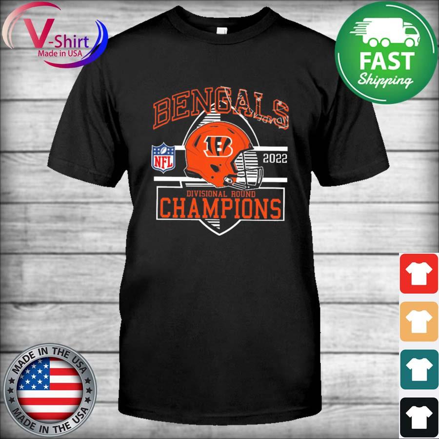 Men's Fanatics Branded Black Cincinnati Bengals 2022 AFC North Division  Champions Divide & Conquer T-Shirt