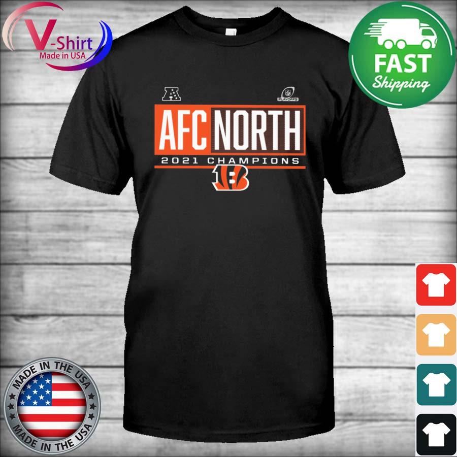 Cincinnati Bengals Playoffs AFC North 2021 Champions t-shirt, hoodie,  sweater, long sleeve and tank top