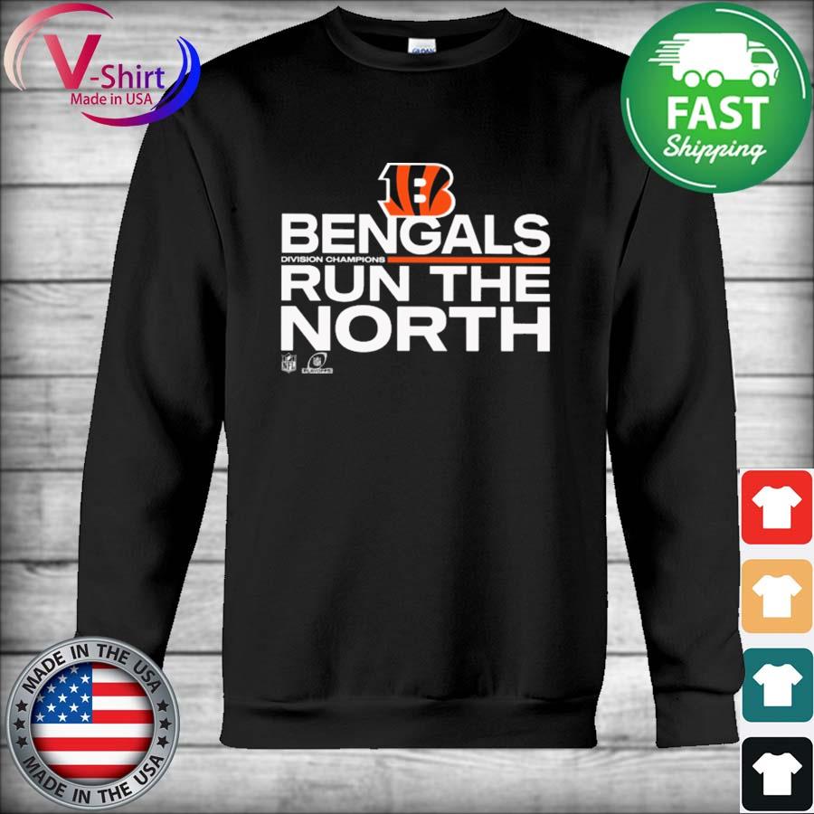 Cincinnati Bengals Playoffs Division Champions Run The North shirt, hoodie,  sweater, long sleeve and tank top