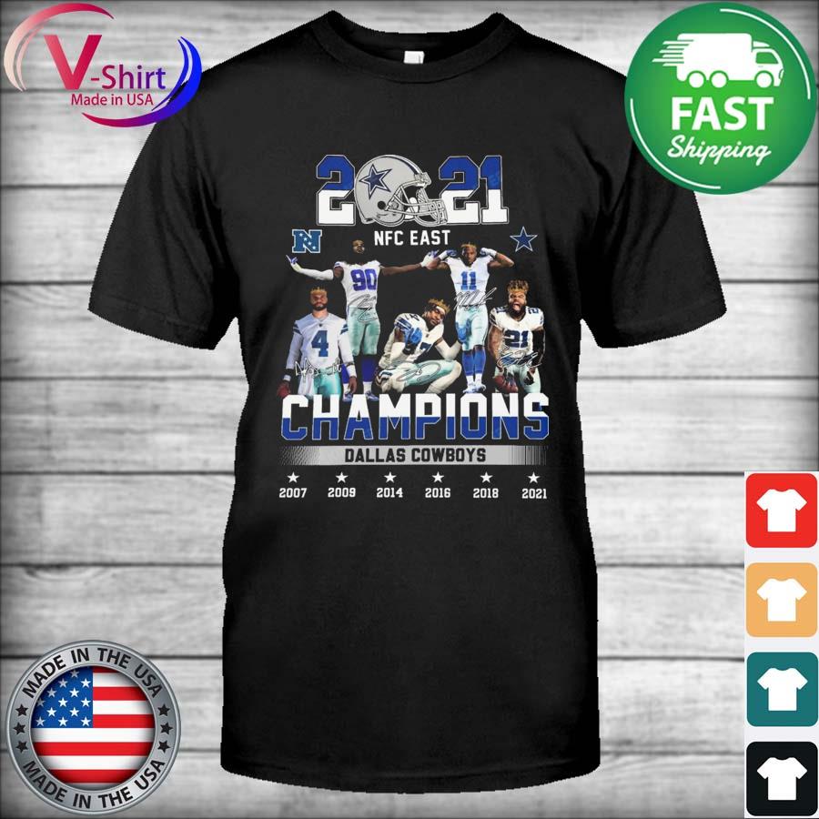 Dallas Cowboys NFC East Champions Go Cowboys Go Signatures Shirt, hoodie,  sweater, long sleeve and tank top