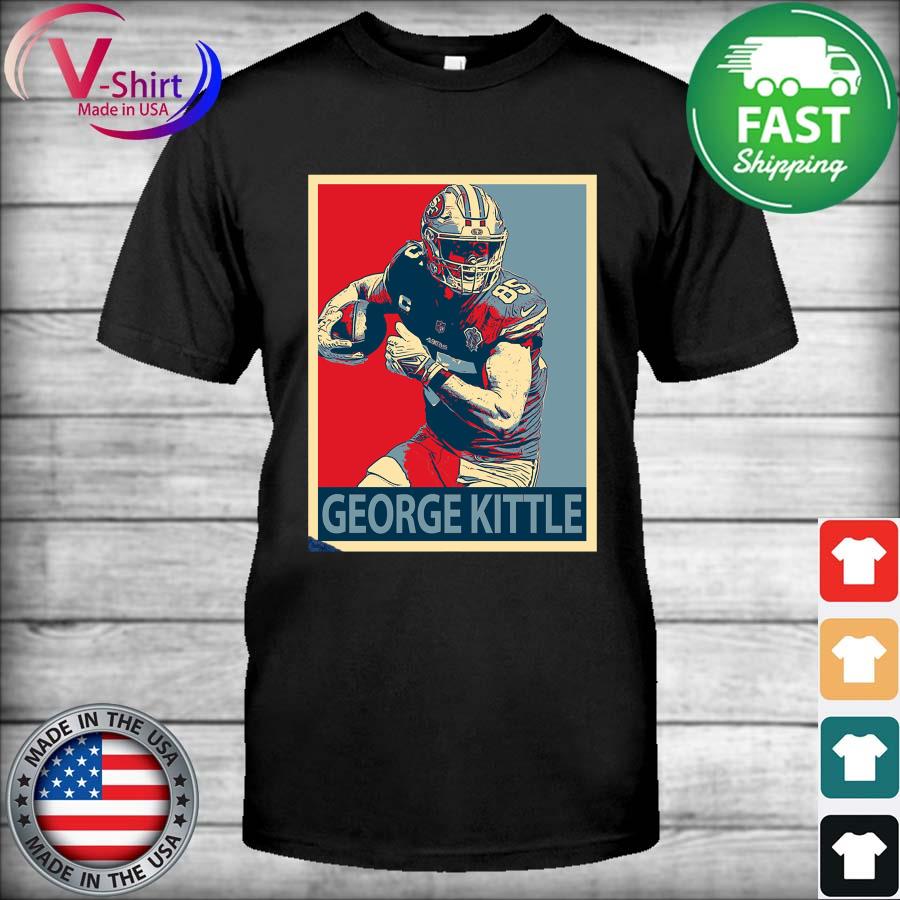 George Kittle 85 San Francisco 49ers football player glitch poster shirt,  hoodie, sweater, long sleeve and tank top