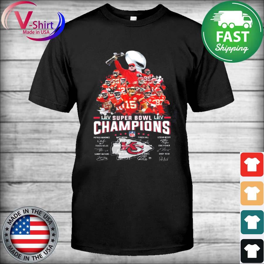 Super Bowl Champions 2021 2022 Kansas City Chiefs Team T-Shirt.jpg