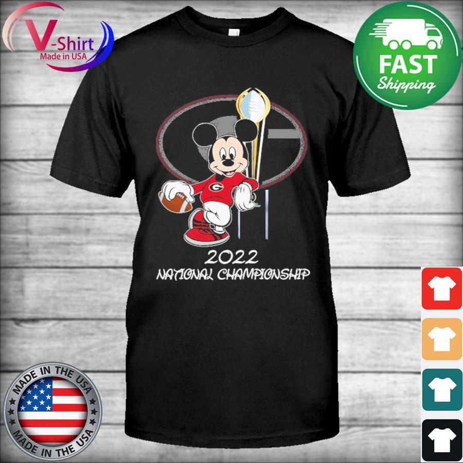 Mickey mouse Georgia Bulldogs 2022 National Championship shirt