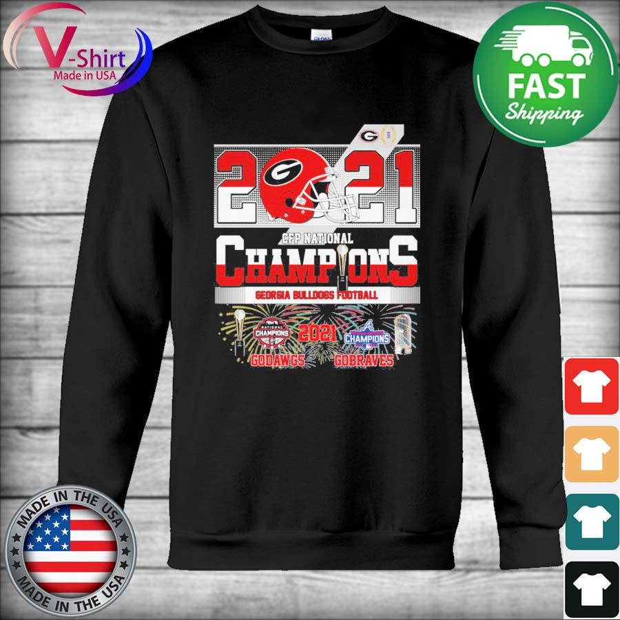 Official 2021 Champions UGA Bulldogs Braves T-Shirt, hoodie