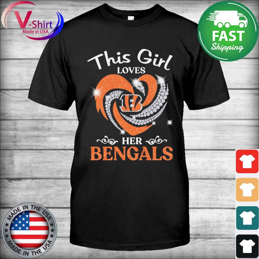 This Girl Love Her Cincinnati Bengals Shirt, hoodie, sweater, long