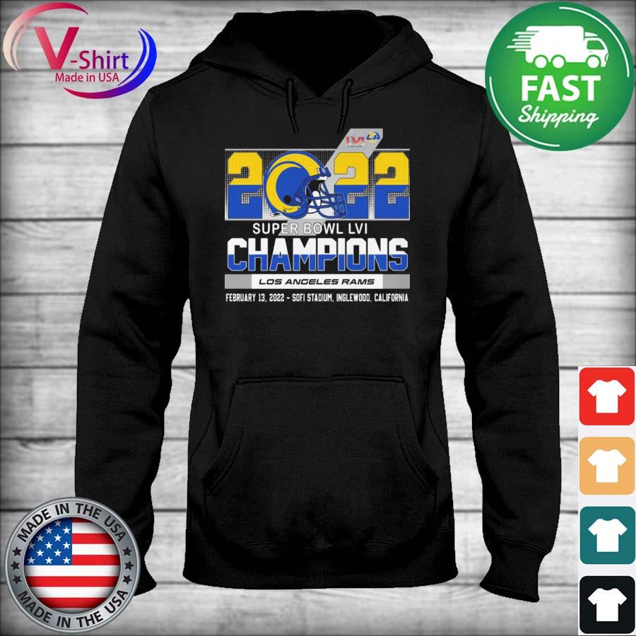 Los angeles rams 2022 super bowl champions shirt, hoodie, sweater