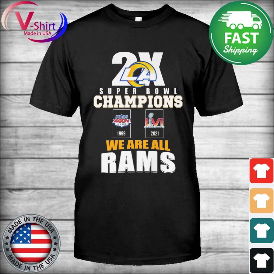 Los Angeles Rams Super Bowl Lvi Champions Hawaiian Shirt - Banantees