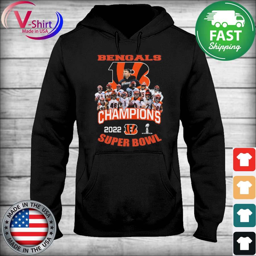 Cincinnati Bengals 2022 Super Bowl Champions Shirt,Sweater, Hoodie, And  Long Sleeved, Ladies, Tank Top