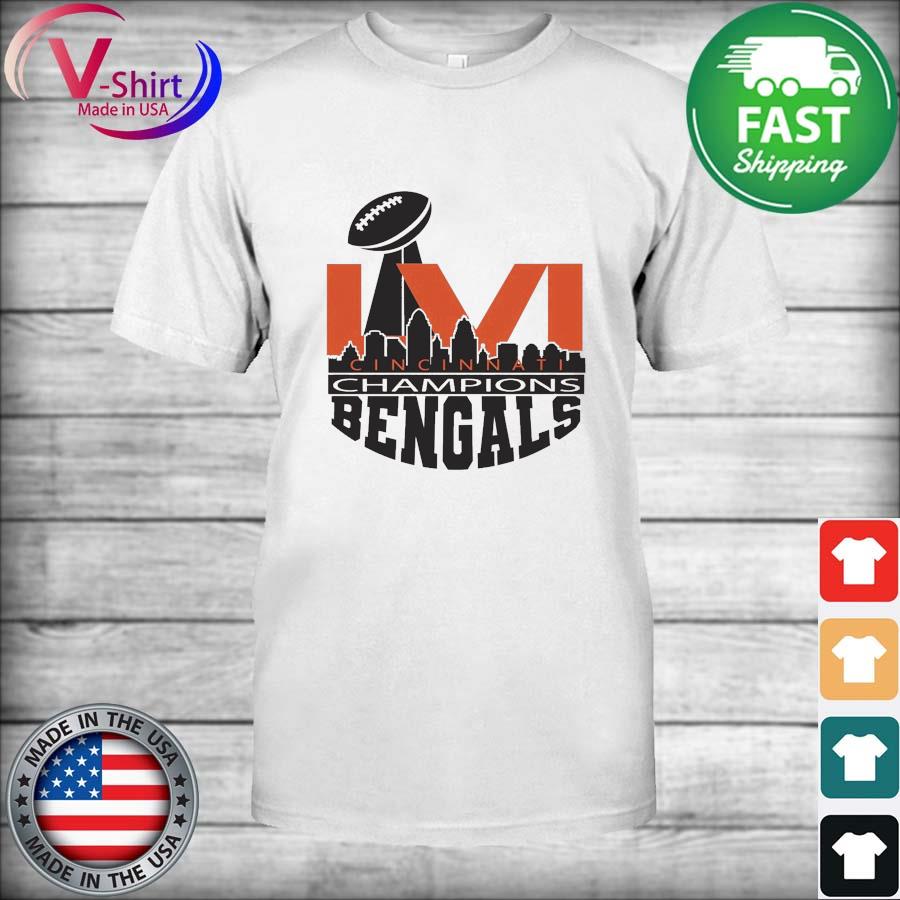 Awesome Cincinnati Bengals 2022 Super Bowl LVI Champions Shirt, hoodie,  sweater, long sleeve and tank top