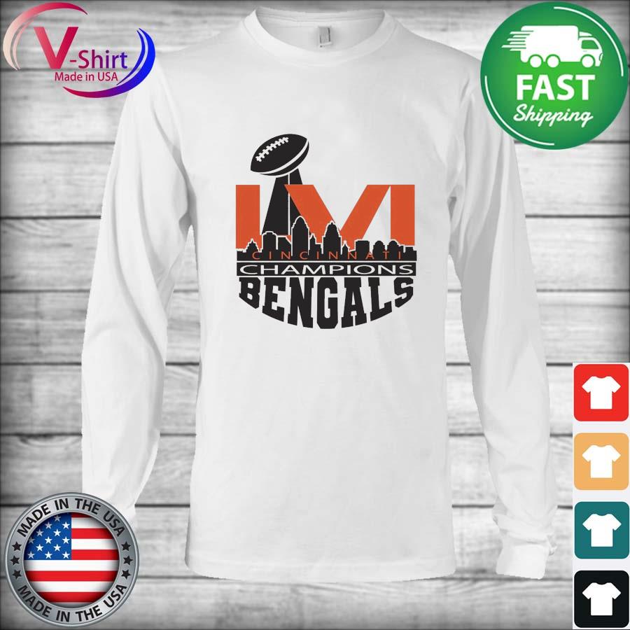 Cincinnati bengals super bowl lvI 2022 shirt, hoodie, sweater, long sleeve  and tank top