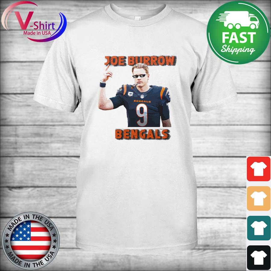 joe burrow glasses shirt